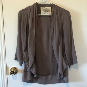 Urban outfitters silk like cardigan blazer